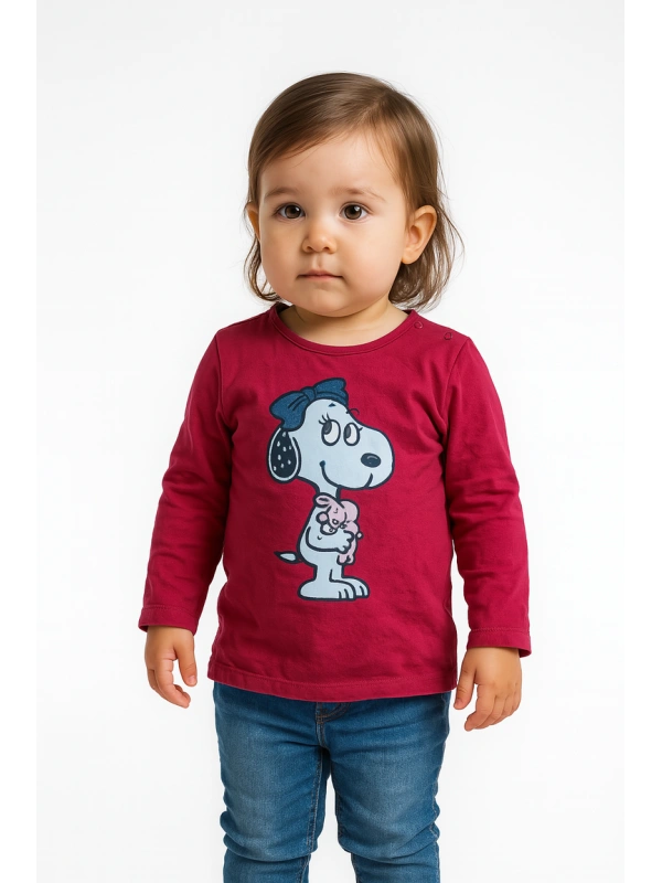Peanuts Särk Snoopy Bella, värv: punane