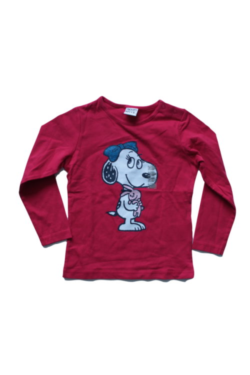 Peanuts Snoopy Bella shirt, red