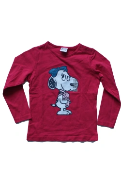 Peanuts Snoopy Bella shirt, red