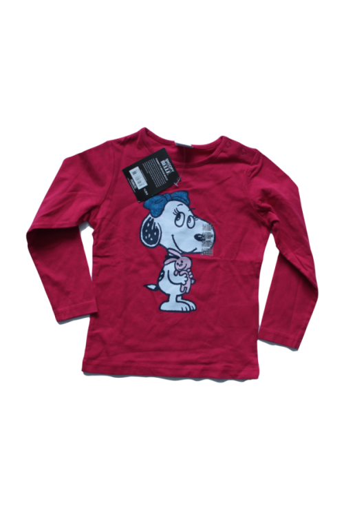 Peanuts Snoopy Bella shirt, red