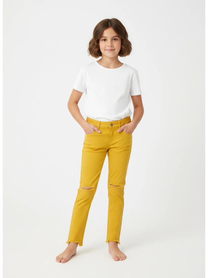 United Colors of Benetton Püksid, värv: kollane