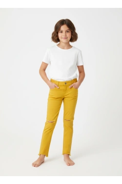 United Colors of Benetton Püksid, värv: kollane