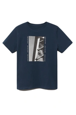 Mango T-shirt size M (170/80), blue