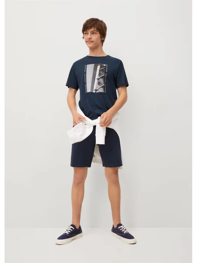 Mango T-shirt size M (170/80), blue