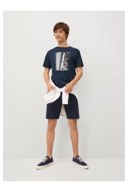 Mango T-shirt size M (170/80), blue