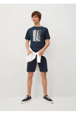 Mango T-shirt size M (170/80), blue