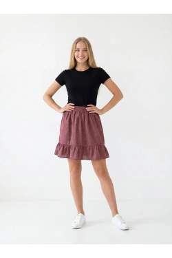 Vero Moda Seelik volangiga äärel ja peene mustriga