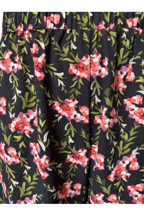 Vila Floral Print Trousers