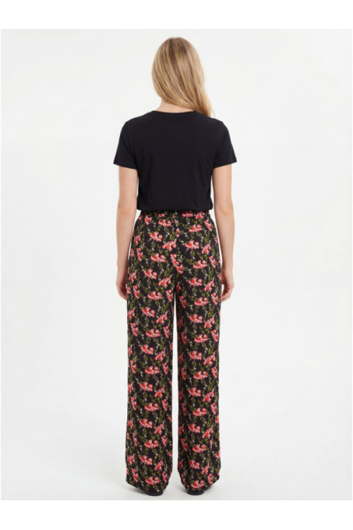 Vila Floral Print Trousers