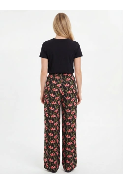 Vila Floral Print Trousers