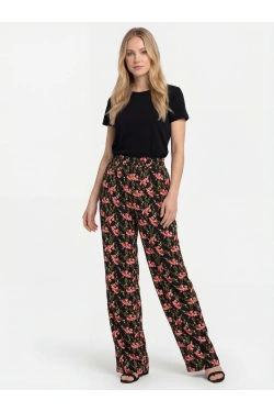 Vila Floral Print Trousers