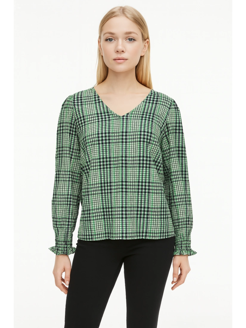 Vero Moda Блузка, цвет: зелёный