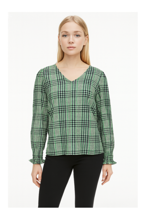 Vero Moda Блузка, цвет: зелёный