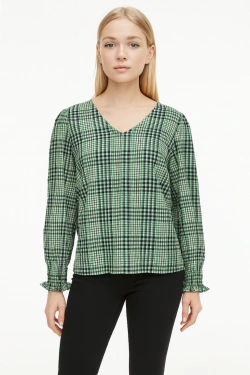 Vero Moda Блузка, цвет: зелёный