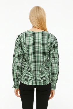 Vero Moda Блузка, цвет: зелёный