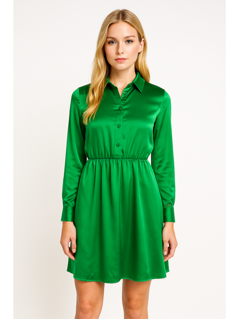 PIECES dress, green