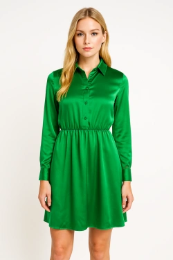 PIECES dress, green