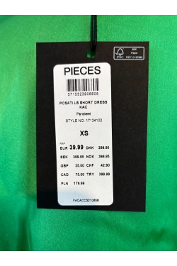 PIECES dress, green
