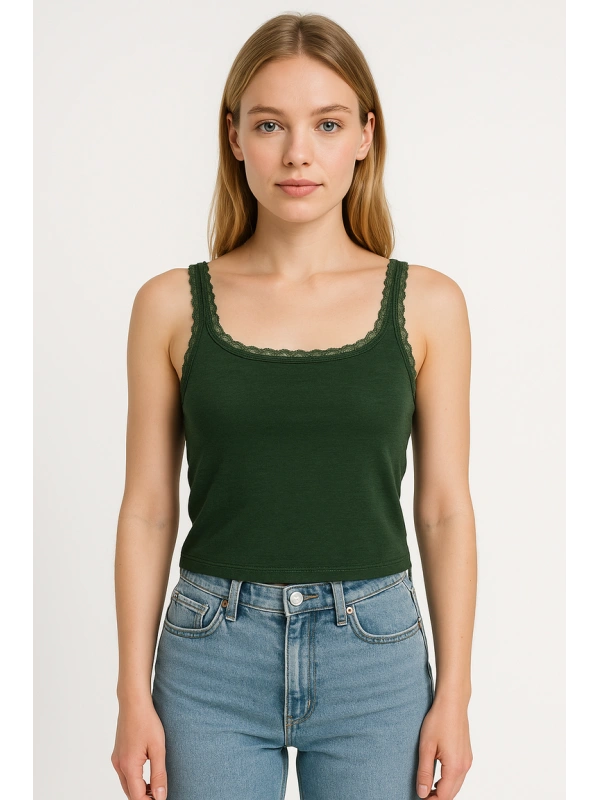 Vero Moda Топ, цвет: зелёный
