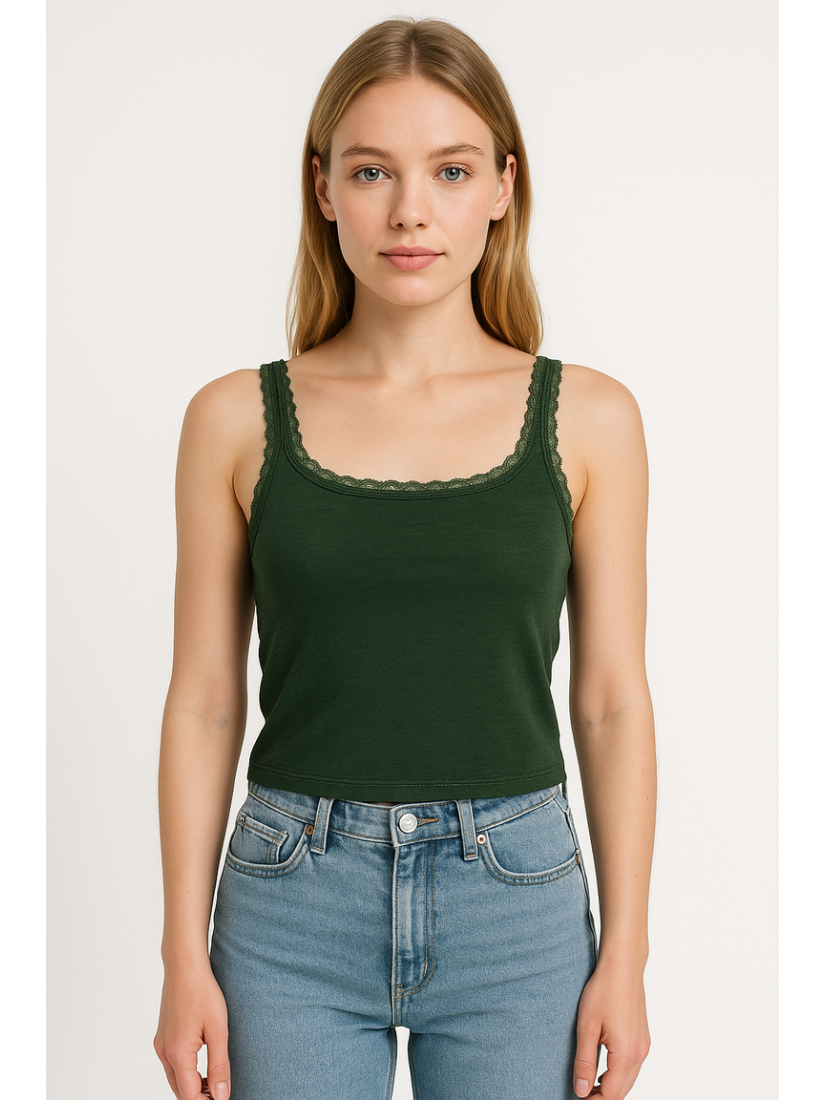 Vero Moda Топ, цвет: зелёный
