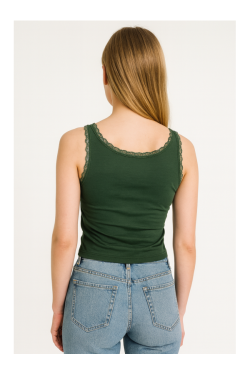Vero Moda Топ, цвет: зелёный