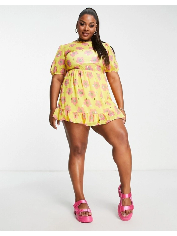 NEVER FULLY dress, yellow