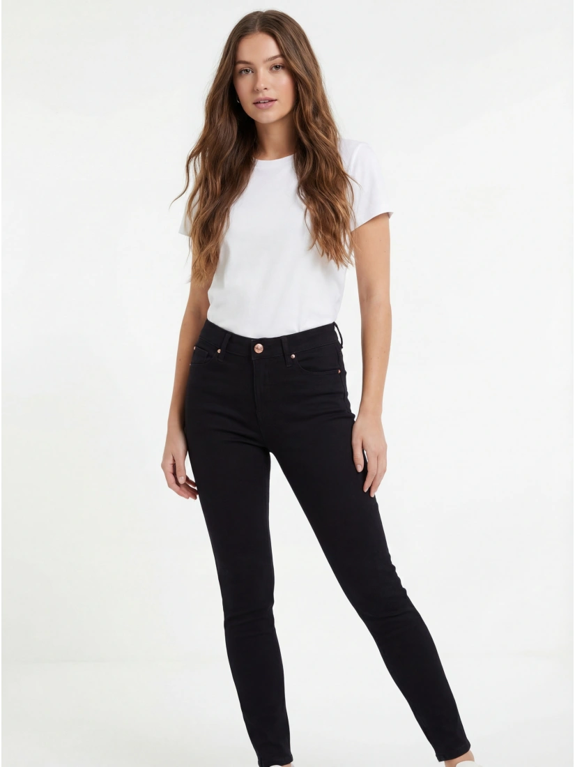 River Island Джинсы, цвет: чёрный