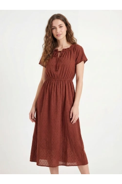 JDY JDLIVO Dress, brown