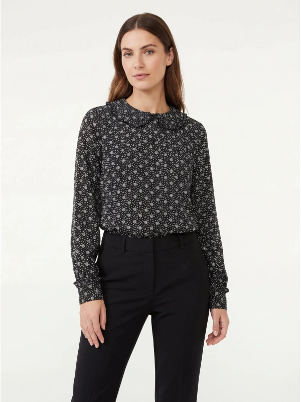 TopShop Блузка, цвет: чёрный