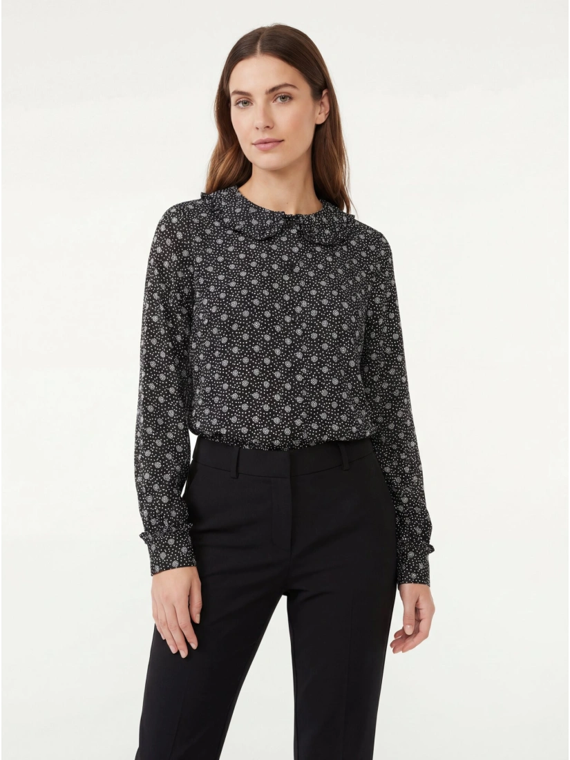 TopShop Блузка, цвет: чёрный