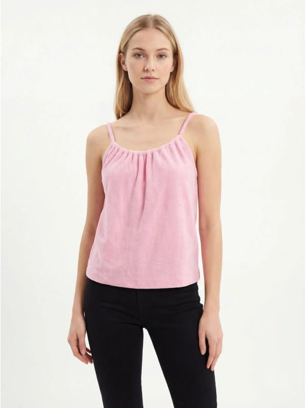 Vero Moda VMUNICA Топ, цвет: розовый