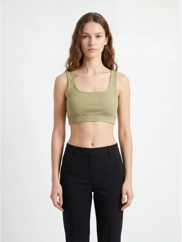 NA-KD Crop top, beige