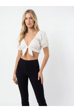 NLY TREND Lühike topp, värv: valge