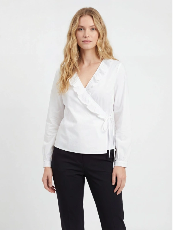 ANNA FIELD Blouse, white