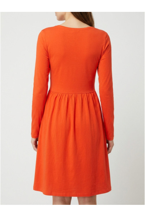 PIECES PCANGA LS SHORT BOATNECK Платье, цвет: красный