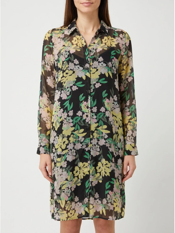 Vero Moda VMCHI LS V-NECK SHIRT WVN GA PETIT Платье