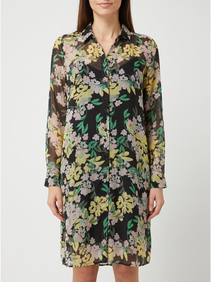 Vero Moda VMCHI LS V-NECK SHIRT WVN GA PETIT Платье