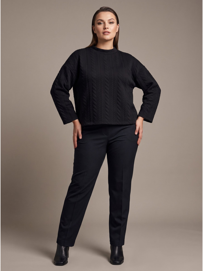 JDY JDYHAPPA L/S Свитер, цвет: чёрный