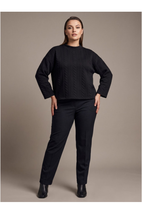 JDY JDYHAPPA L/S Свитер, цвет: чёрный