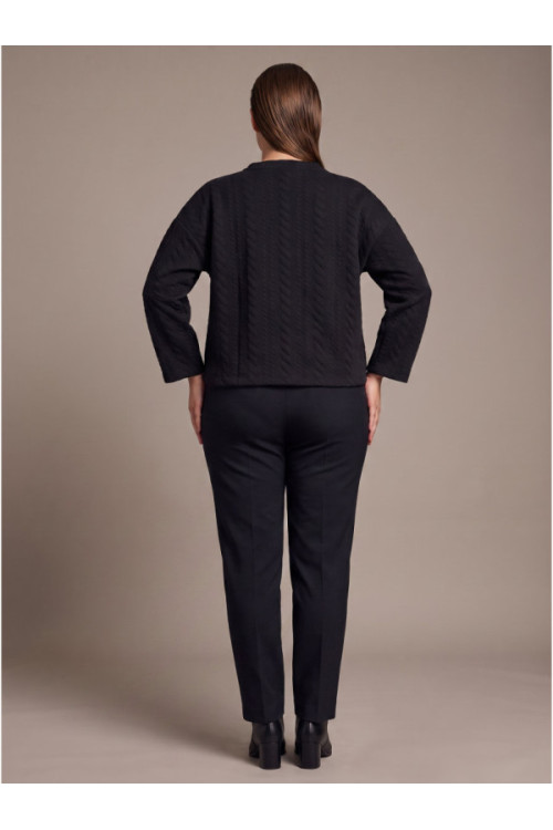 JDY JDYHAPPA L/S Свитер, цвет: чёрный