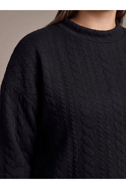JDY JDYHAPPA L/S Свитер, цвет: чёрный