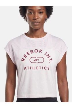 REEBOK Спортивная футболка, цвет: розовый