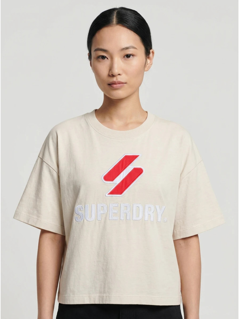 SUPERDRY Track tee, yellow
