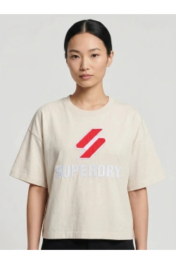 SUPERDRY Track tee, yellow