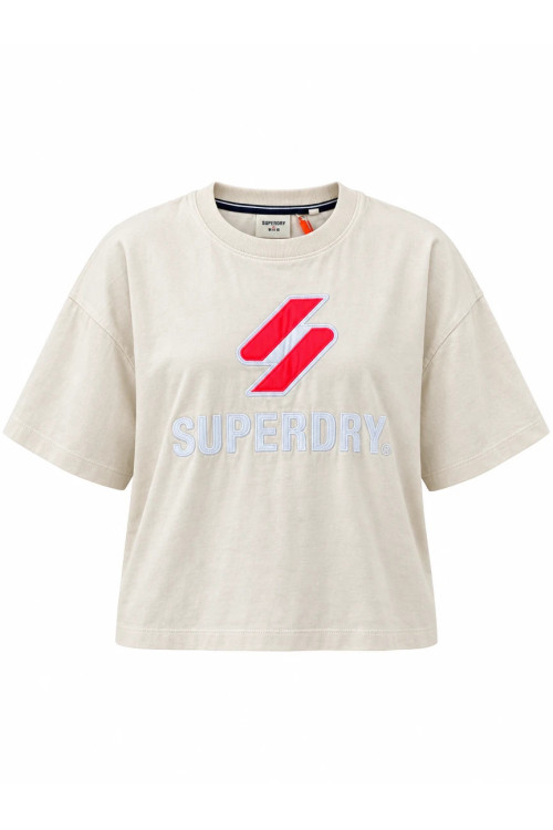 SUPERDRY Track tee, yellow