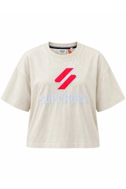 SUPERDRY Track tee, yellow