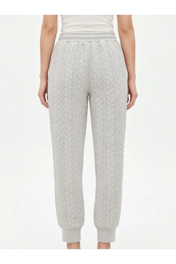 PIECES Pants PCKRANCI, grey