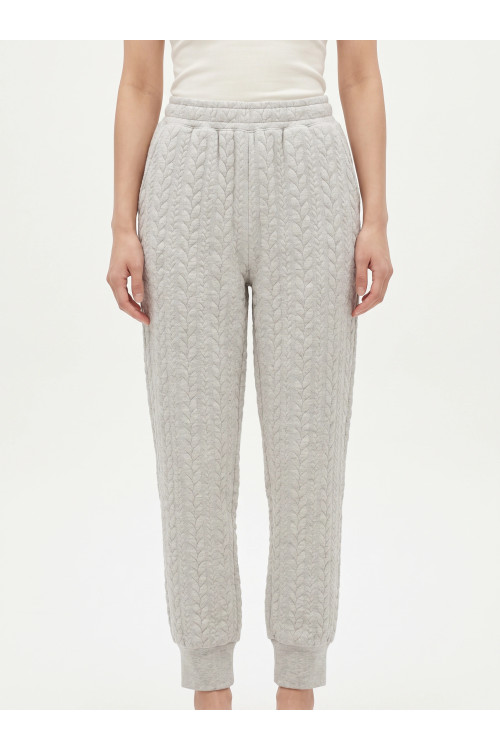 PIECES Pants PCKRANCI, grey