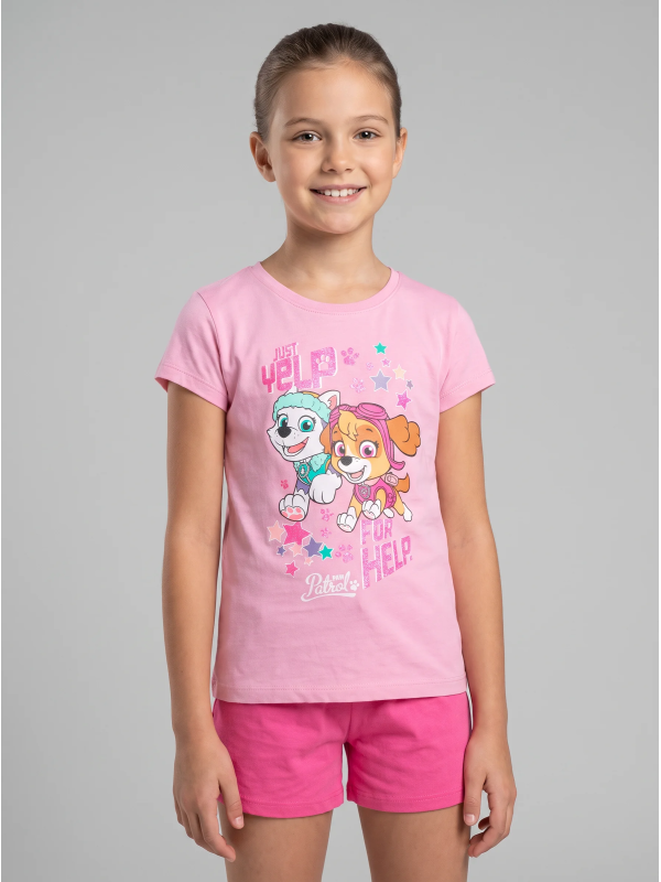 T-shirt with shorts