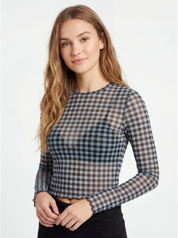 Sena Mesh Long-sleeved top